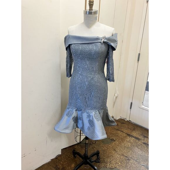 Silver Size 12 Cocktail dress - Picture 1 of 1